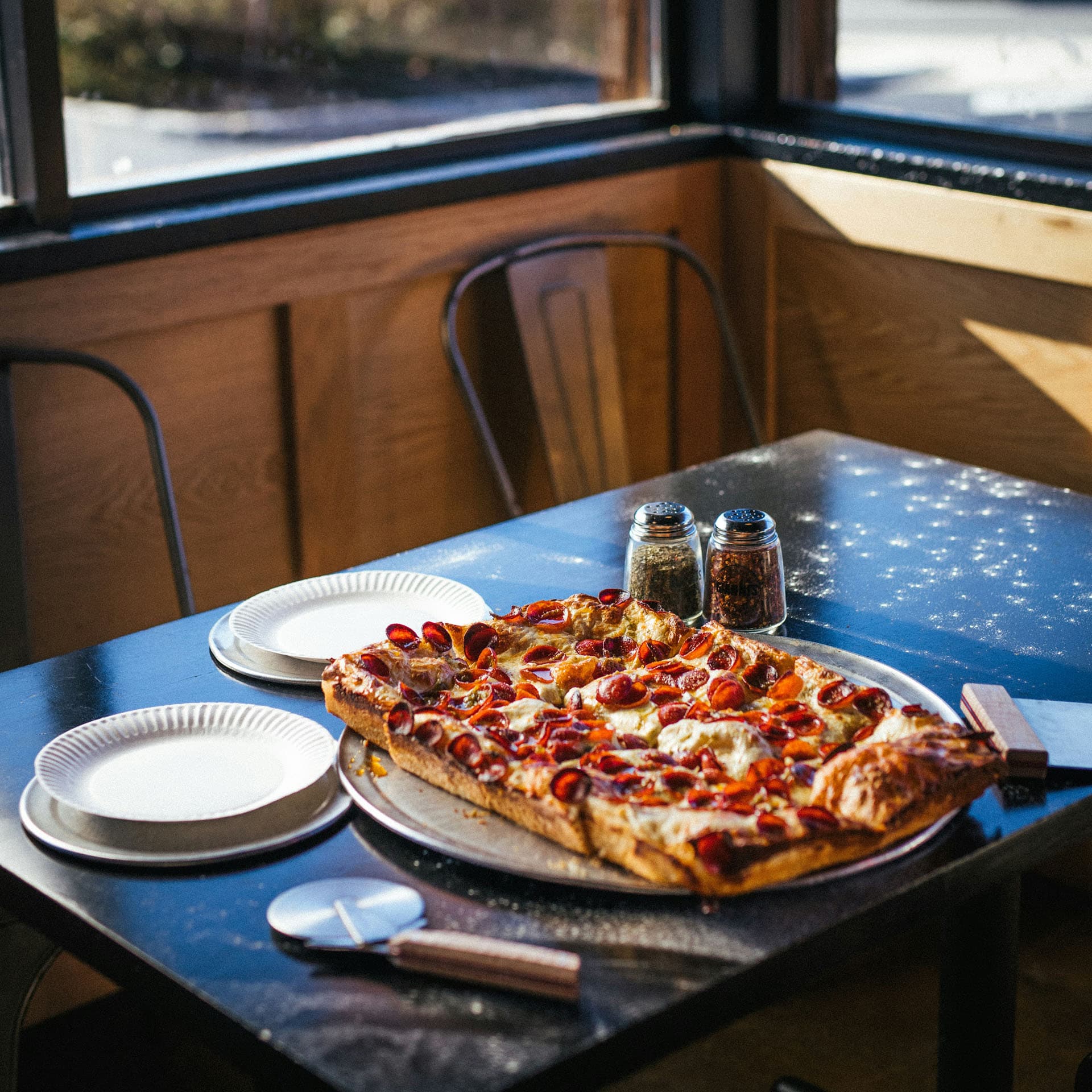 Digital menu templates styled to a restaurant and cafe brand