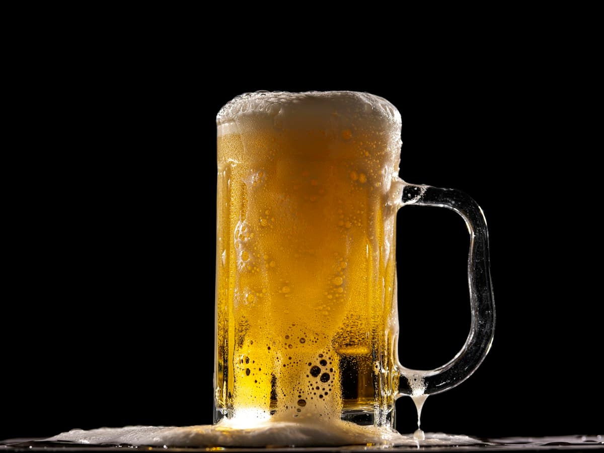 Točeno svetlo pivo