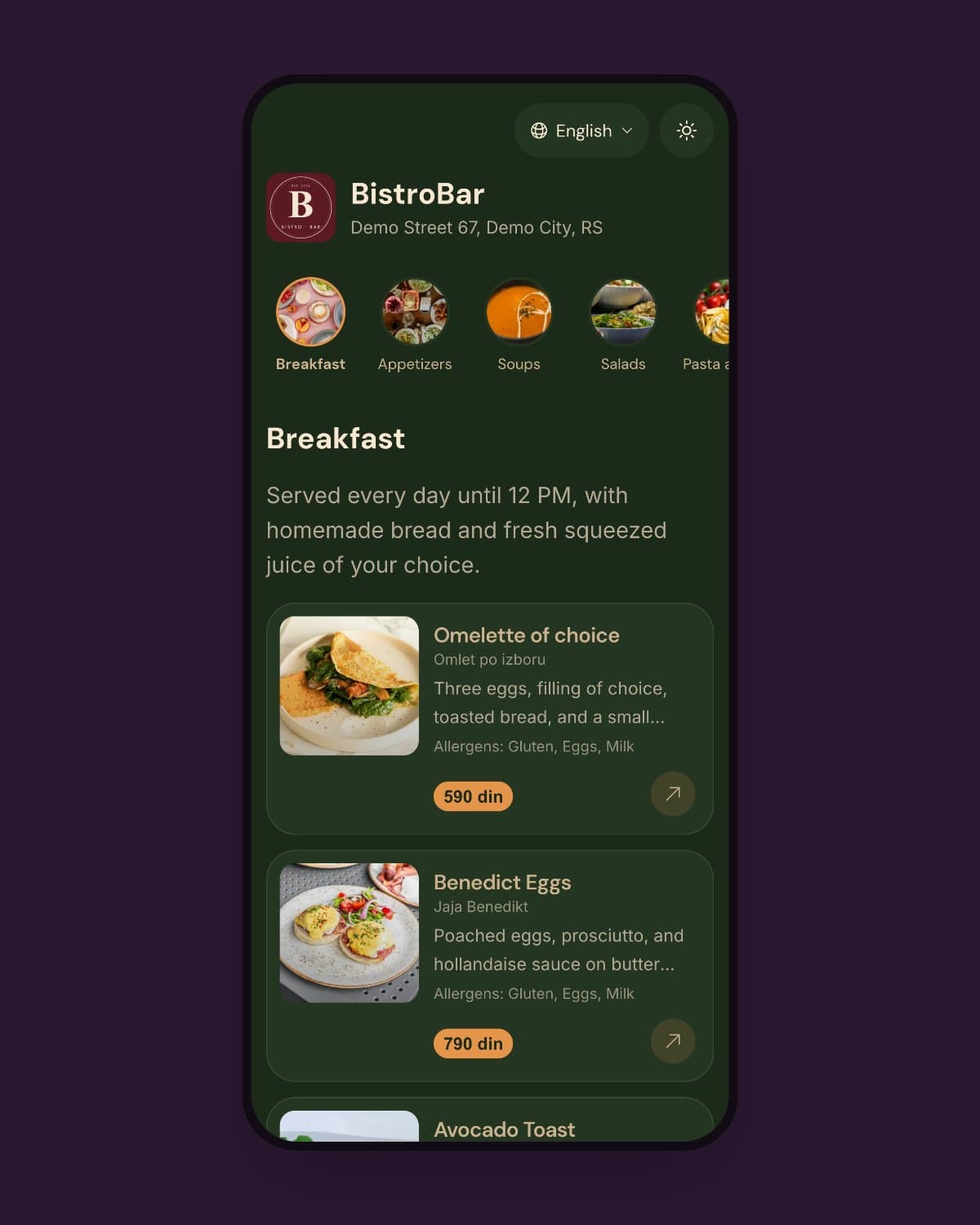 Why translating your menu pays off